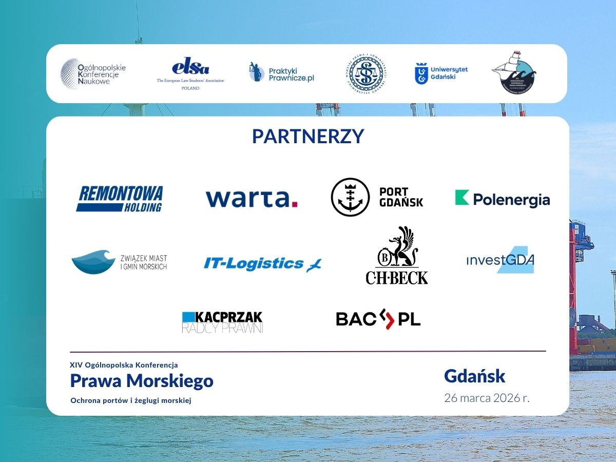 We support : XIV National Maritime Law Conference “Port and Shipping Security”