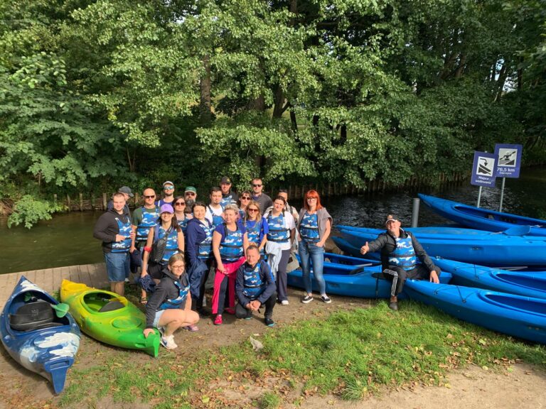 We are having fun: kayaking and sushi workshops Ostrzyce