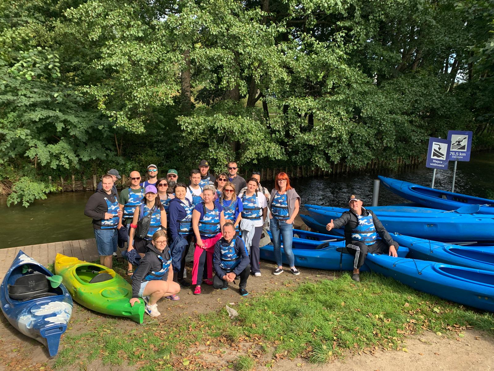 We are having fun: kayaking and sushi workshops Ostrzyce