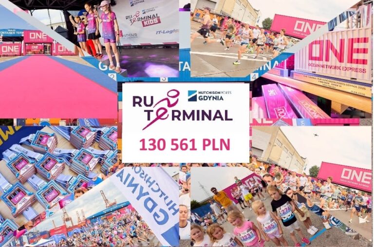 Pomagamy: ONE Terminal RUN KIDS Gdynia Hutchison Ports 2026 skala wsparcia charytatywnego